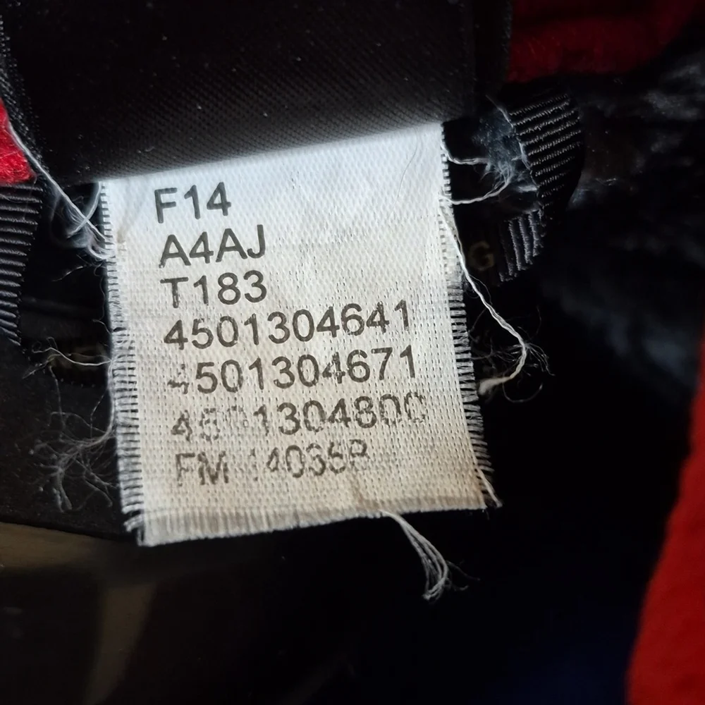 The North Face Men's Red &Gray Full ZipJacketUpper Zip Pckt& 2sidePckt Zip(1997)